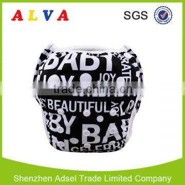 2016 Alva Letters Pattern High Quality Baby Swim Nappies Swim Diapers