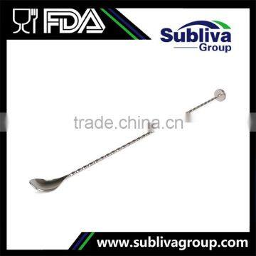 Wholesale Stainless Steel Spoon With Muddler Base