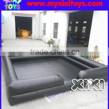 XIXI Black inflatable water bubble pool,inflatable foam pit sport games for summer