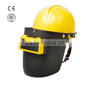 Industrial safety hard hat welding helmet