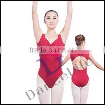 A2026 red sexy gymnastic leotard wholesale adult gymanstics leotards