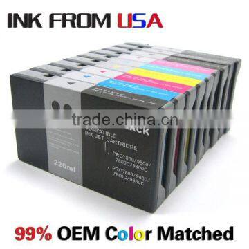 (nano inkjet) for epson 7880/9880 printer T6031 T6032 T6033 T6034 compatible cartridge