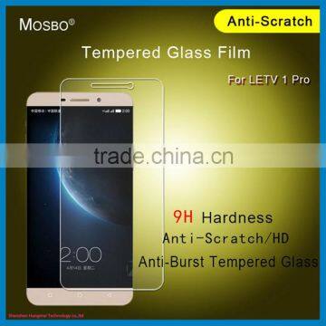 9H 2.5D tempered glass film for Letv 1 pro , tempered glass screen protector for Letv 1 pro