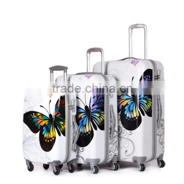 Butterfly Custom Print Luggage Set