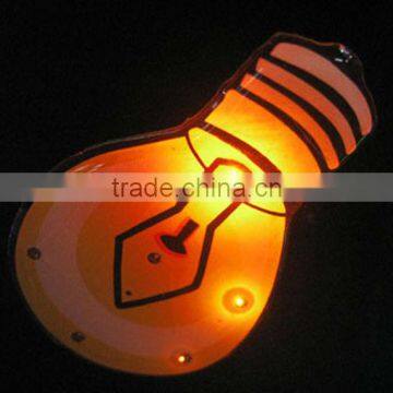 Flashing magnet badge body light