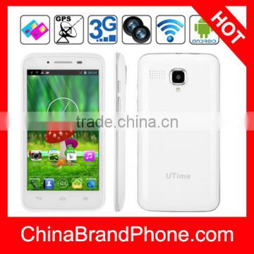 Original UTime i15 White, phone GPS + AGPS, Android 4.1.2, MTK6572, ROM: 4GB, RAM: 512MB, 4.5 inch Capacitive Screen