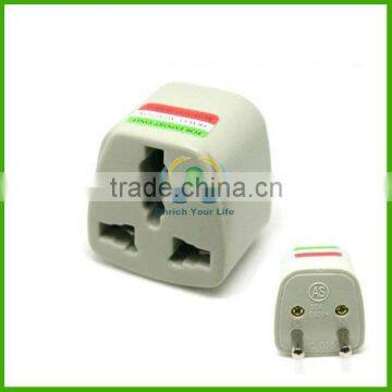 Freeshipping AU UK US to EU AC POWER PLUG ADAPTER TRAVEL CONVERTER OUTLET PLUG FOR wholesale & Dropshipping