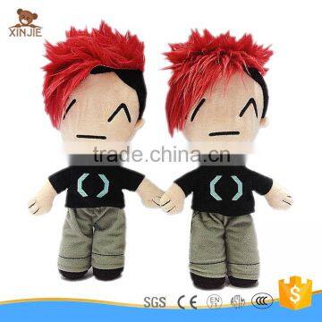 custom made plush human doll toy EN71 standard soft stuffed human doll