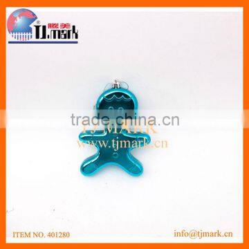 PLASTIC CHRISTMAS TREE ORNAMENTS LITTLE BOY SHAPED ORNAMENTS