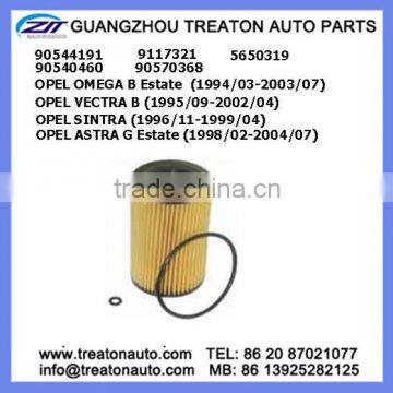 OIL FILTER 90544191 9117321 5650319 90540460 90570368 FOR OPEL OMEGA B ESTATE 94-03 VECTRA B 95-02 SINTRA 96-99 ASTRA G ESTATE 9