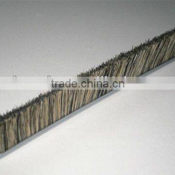 soft natural boar bristle door sealing strip brush