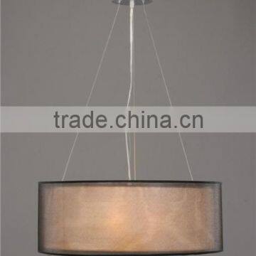 2015 Classical White Modern Fabric Shade Pendant Lamp Lighting Fixture photo-6
