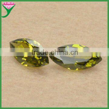 wholesale diamond cut marquise faceted peridot zircon gemstones in dubai