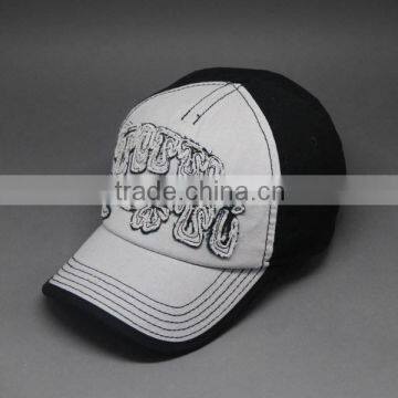 FASHION BRUSHED TWILL WASHED BASEBALL CAPS WITH BROKEN BRIM