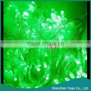 12M 100 LED Green Solar String Light