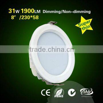 HOT SELL 31W 1900Lumen High Quality LED lighting fixture recessed