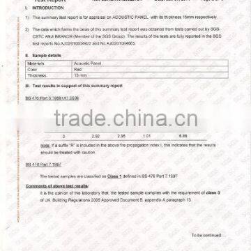 BS476 Part 7 1997 Class 1