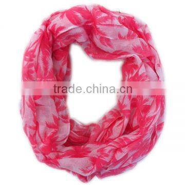 Palm parttern scarf ,neckerchief,t Flower printed scarf floral scarf plant scarf, tropical plan printed scarf