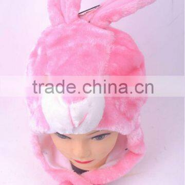 animal shape winter hat rabbit plush hat