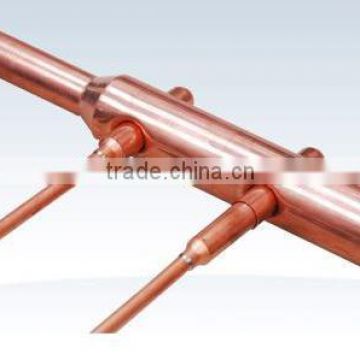 cooper tube for solar water heater mainfold, heat pipe manifold