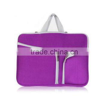 Neoprene three pokets laptop bag feminine laptop bags