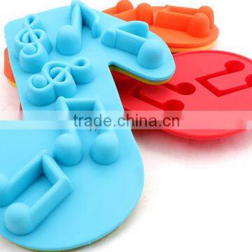 Musical Note Shape Silicone Cake Mould Chocolate Mould Soap mould For Barking Tools