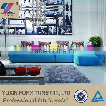 New Model Bright-colored Fabric Sofa Set,living Room Sofa Set Designs photo-2