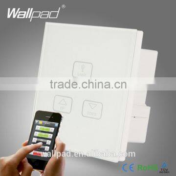 WIFI Dimming Control Switch Wallpad Modern White Glass LED Light APP Wirelss WIFI 3 Gang 2/3 Way Touch Dimmer Light Power Switch                        
                                                Quality Choice