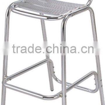 Stackable aluminum bar chair