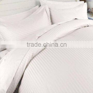 Pure white hotel bedding set