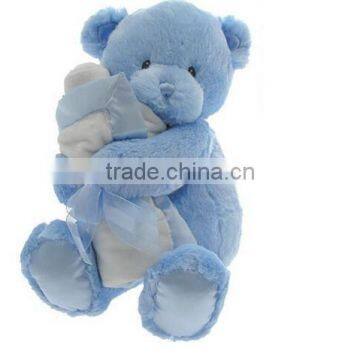 teddy bear baby blanket,baby bear blanket,soft teddy bear with blanket