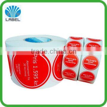Top quality printing laser film label stickers