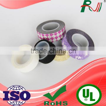 colorful self adhesive deco glitter tape with printting