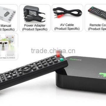 Android 4.2 Smart IPTV Box XBMC Box ,OEM/ODM Orders Welcomed ,supports Goolge TV Market Allwinner A20 1G+4G WIFI Bluetooth
