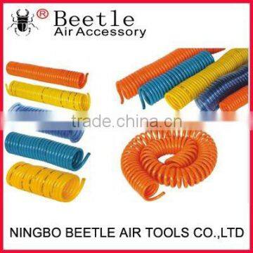 pneumatic tool of air compressor Coiled PU/PE/NYLON plastic air hose