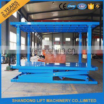 Pit Type 2 Level Car Parking Lift for Home Garage
