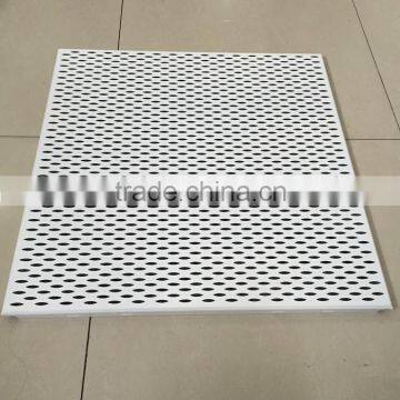 Soundabsorption 2x2 Leaf-shaped Perforated Aluminum 600x600 Strip False Ceiling For Building Construction Materials photo-4