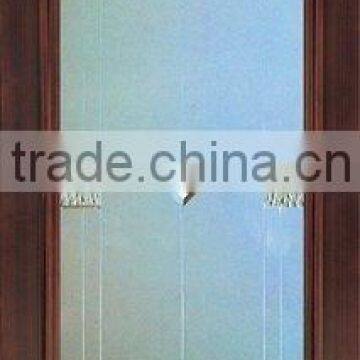 Glazing door