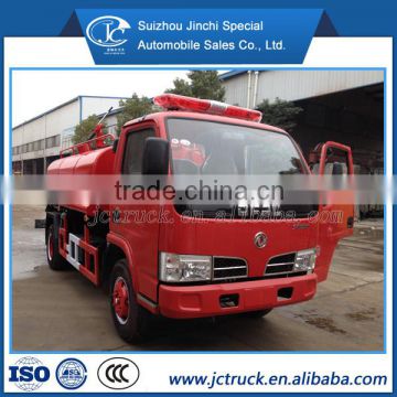 DongFeng 4X2 single row Fire fighting Flushing truck 3000 liters capacity of special fire truck, small fire truck