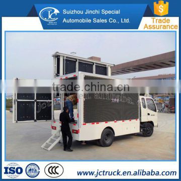 Fashion design FOTON 4x2 loudspeaker truck mobile LED library Preferential price