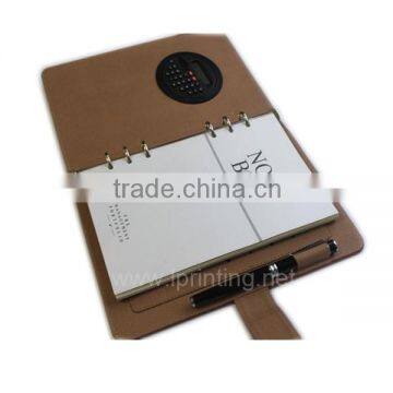 notebook with lock and key custom notepad