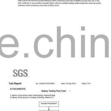 SGS REPORT 1212726501