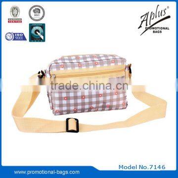 promotional waterproof sided pattern classy shoulder bag/bags