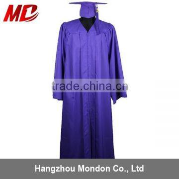 Custom College/University Graduation Gown-100%Matte Polyester Customed Graduation Gown