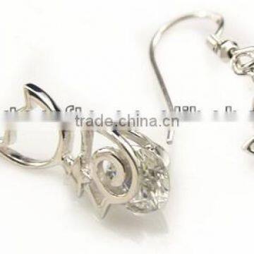 Cheap China dangle earrings 925 sterling silver jewelry 925SS-EC-02