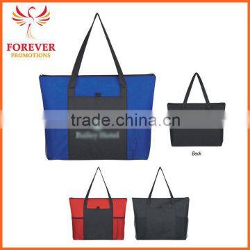 Water Resistant Non-woven Voyager Reinforced 20" Handles Tote Bag