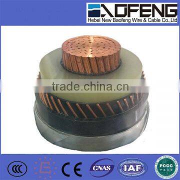 medium voltage steel tape /steel wire armour power cable 6kv,10kv, 20kv, 33kv power cable XLPE insulated PVC cover