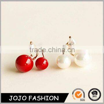 Korea fashion gift crystal red cherry brooch pin for wedding invitation                        
                                                                                Supplier's Choice