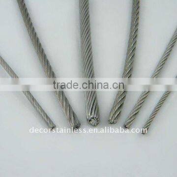 Stainless steel cable wire rope