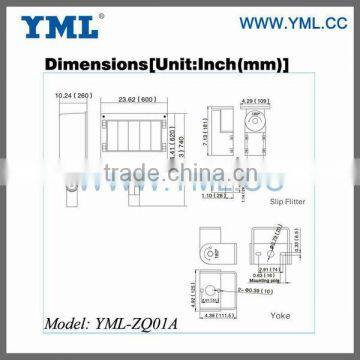 400W Induction Plazas Shoe Box Lighting photo-3